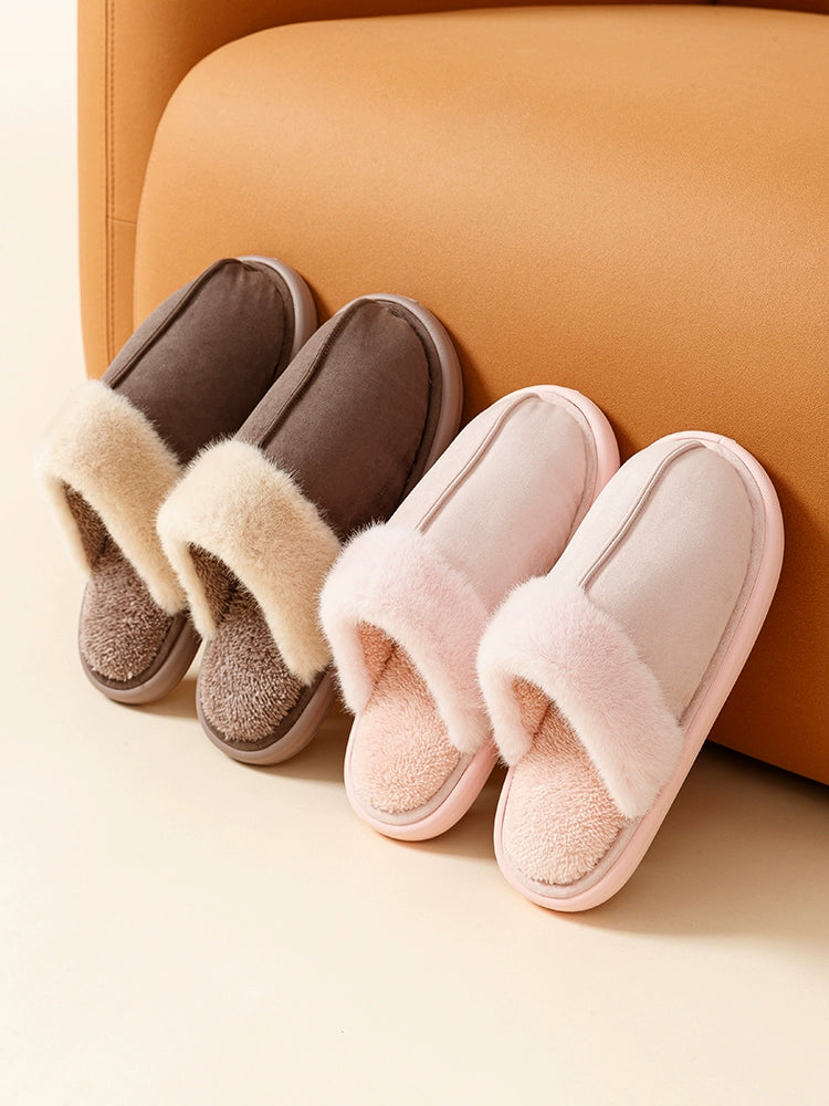 2024 New Arrival Fancy Cotton Slippers Men's and Women's Autumn and Winter Indoor Home Stuffed Heattech No-Skid Floor Slippers