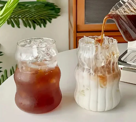 Retro Glass Drinkware